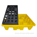 ZOYET PE 4 drum spill plastic pallet